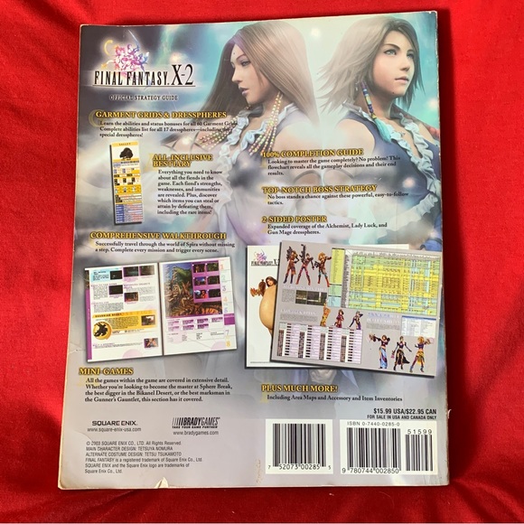 Collectible Final fantasy X2 Strategy guide - Picture 2 of 3